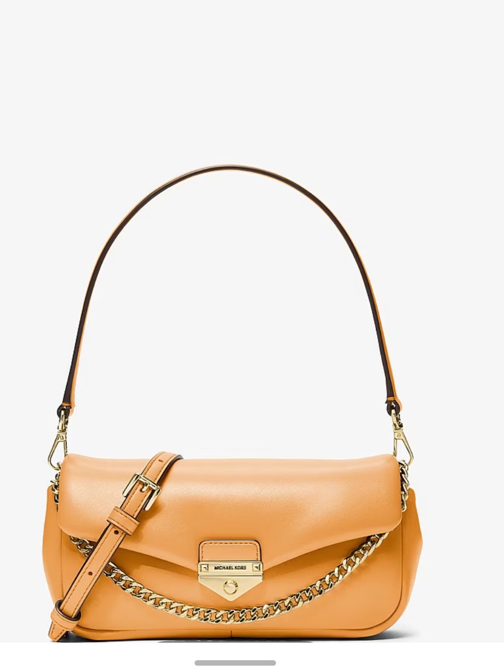 Brand New Michael Kors SoHo Small Convertible Orange Bag